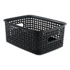 Advantus Weave Bins, Black Plastic, 3 Bins, PK3 AVT-40329